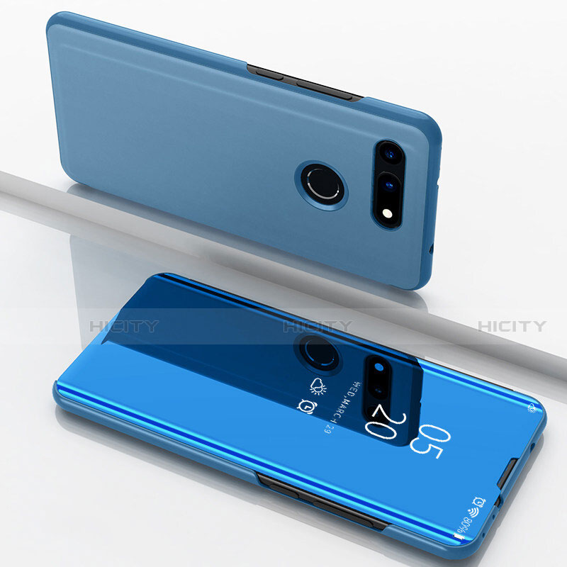 Custodia Portafoglio In Pelle Cover con Supporto Laterale Specchio Cover M03 per Huawei Honor View 20