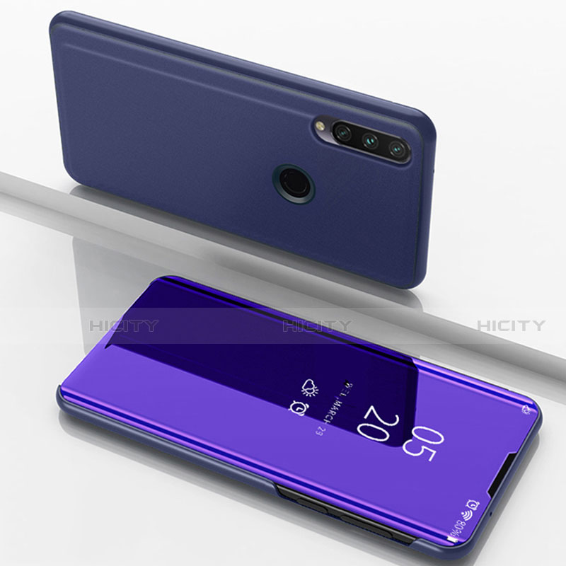 Custodia Portafoglio In Pelle Cover con Supporto Laterale Specchio Cover per Huawei Enjoy 10 Plus