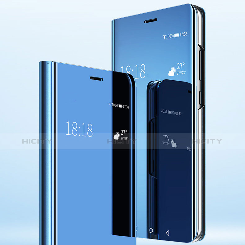 Custodia Portafoglio In Pelle Cover con Supporto Laterale Specchio Cover per Huawei Honor 10