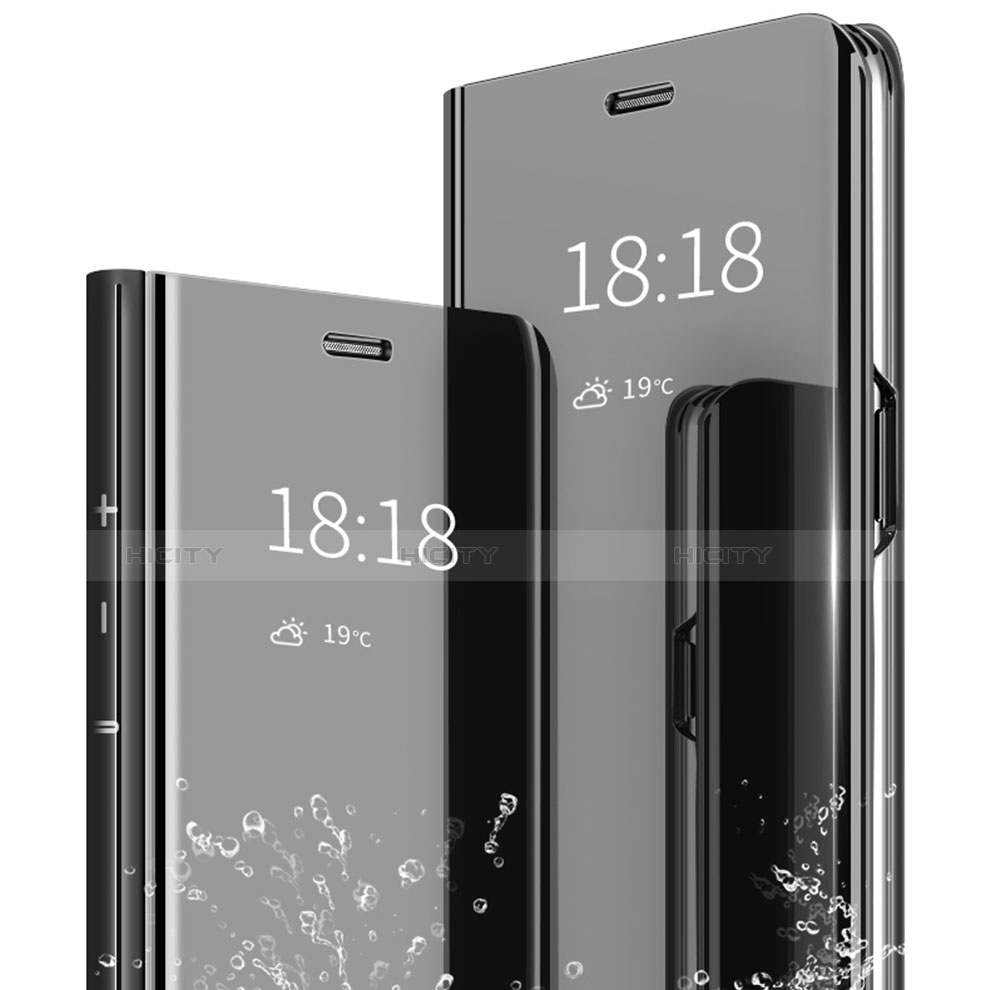 Custodia Portafoglio In Pelle Cover con Supporto Laterale Specchio Cover per Huawei Honor 9 Lite