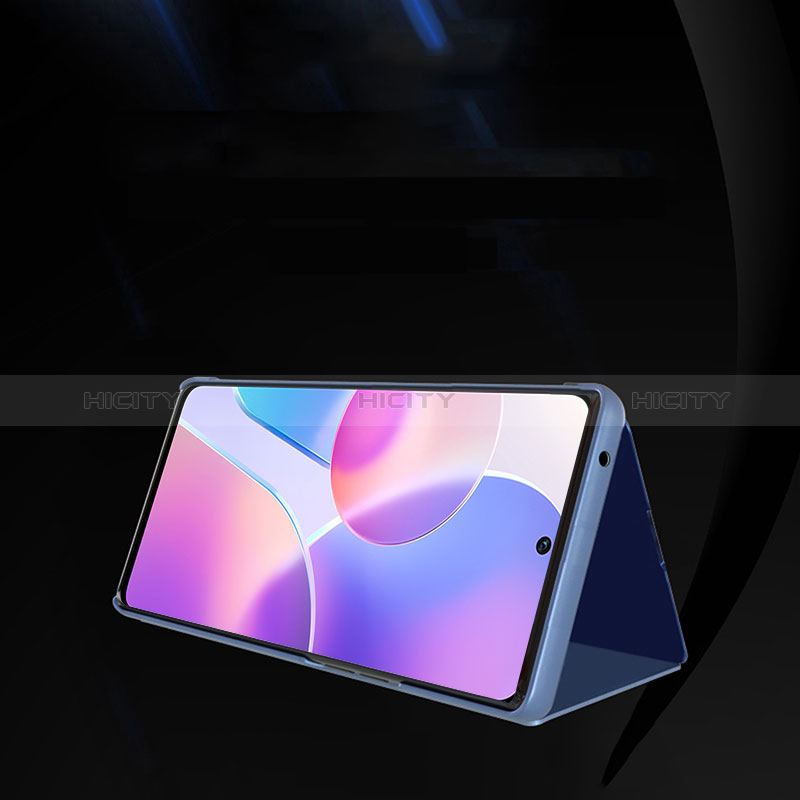 Custodia Portafoglio In Pelle Cover con Supporto Laterale Specchio Cover per Huawei Honor X30i