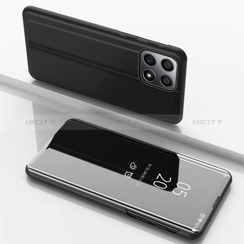 Custodia Portafoglio In Pelle Cover con Supporto Laterale Specchio Cover per Huawei Honor X6