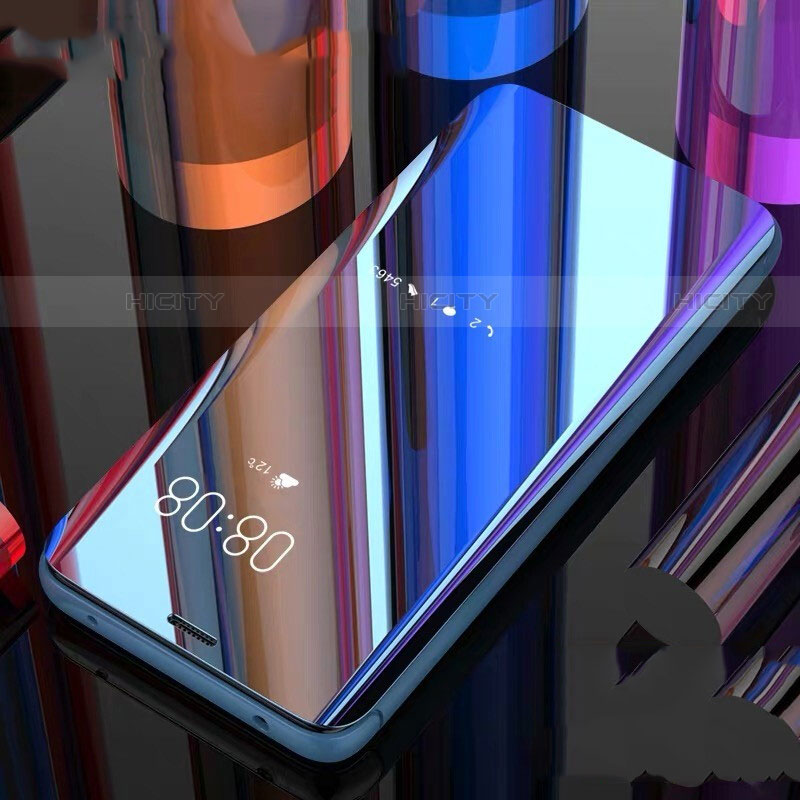 Custodia Portafoglio In Pelle Cover con Supporto Laterale Specchio Cover per OnePlus 7