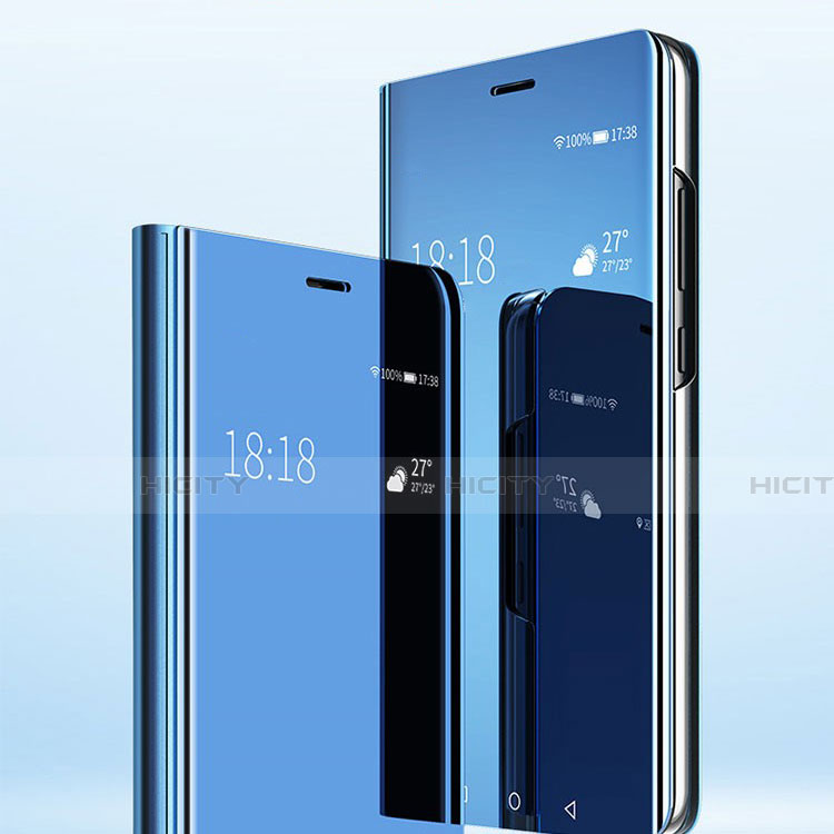 Custodia Portafoglio In Pelle Cover con Supporto Laterale Specchio Cover per Samsung Galaxy A70