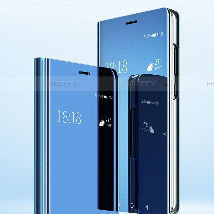 Custodia Portafoglio In Pelle Cover con Supporto Laterale Specchio Cover per Samsung Galaxy A70S
