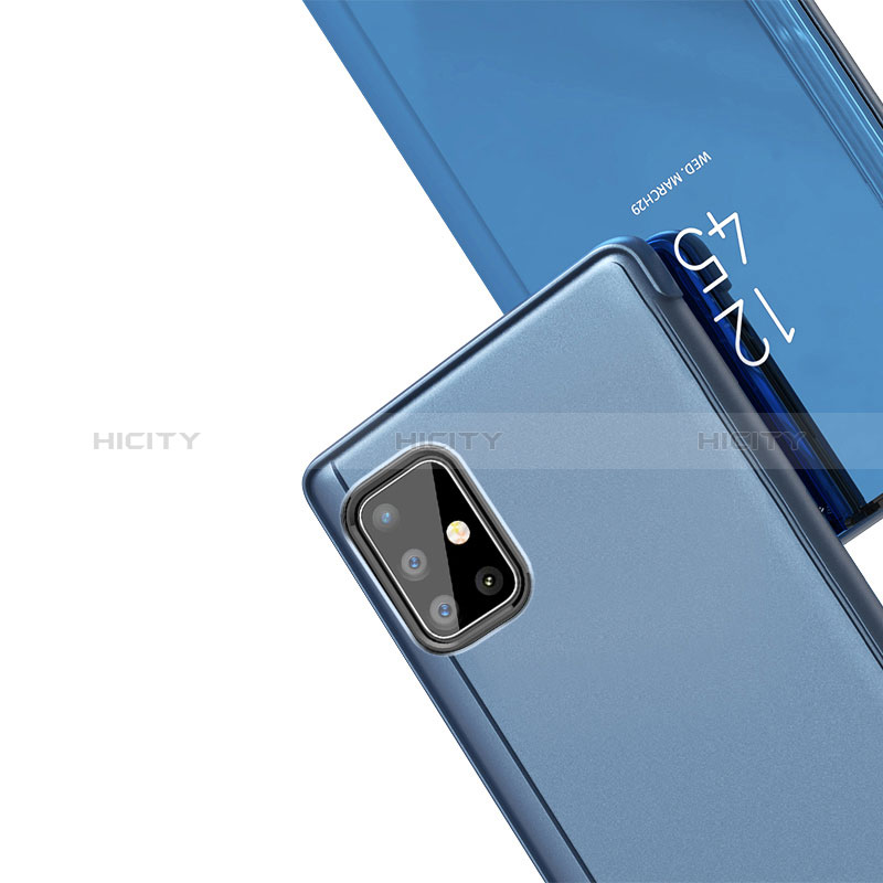 Custodia Portafoglio In Pelle Cover con Supporto Laterale Specchio Cover per Samsung Galaxy A71 4G A715