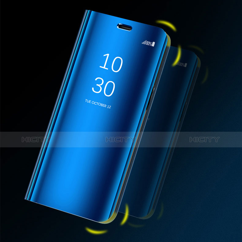 Custodia Portafoglio In Pelle Cover con Supporto Laterale Specchio Cover per Samsung Galaxy A9s