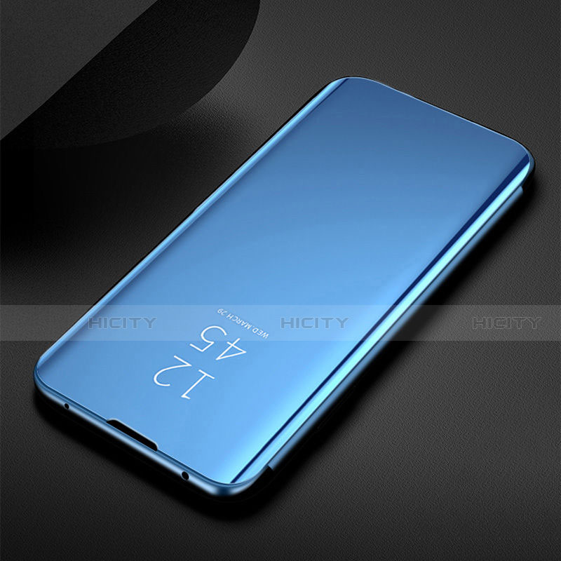 Custodia Portafoglio In Pelle Cover con Supporto Laterale Specchio Cover per Samsung Galaxy M21