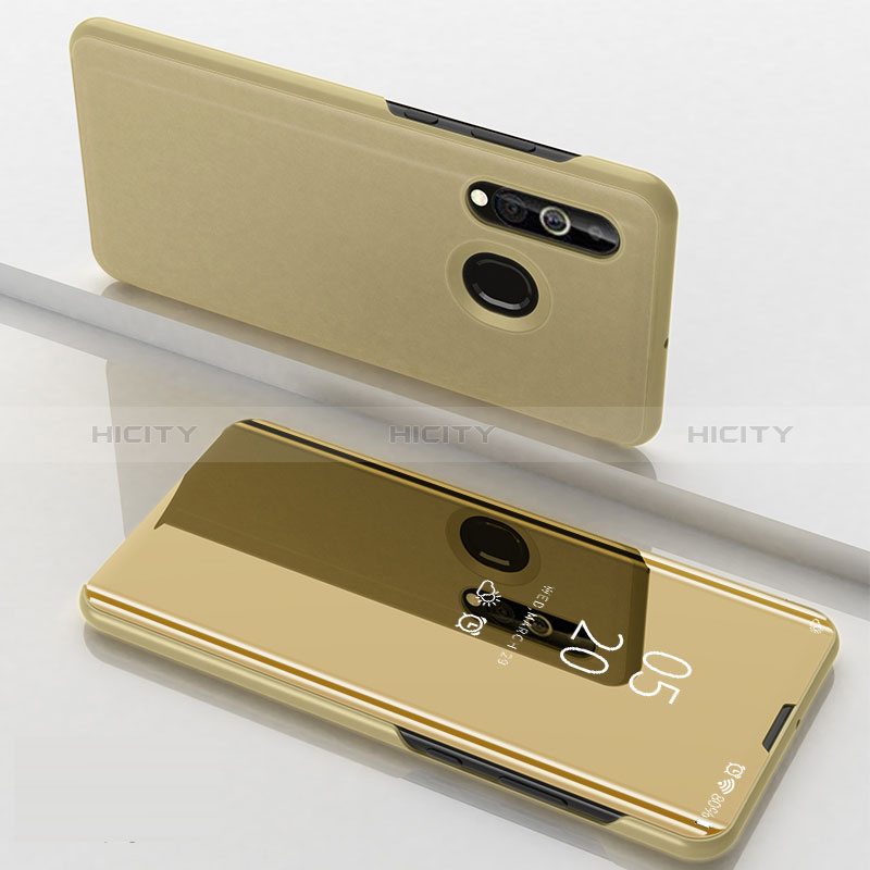 Custodia Portafoglio In Pelle Cover con Supporto Laterale Specchio Cover per Samsung Galaxy M40