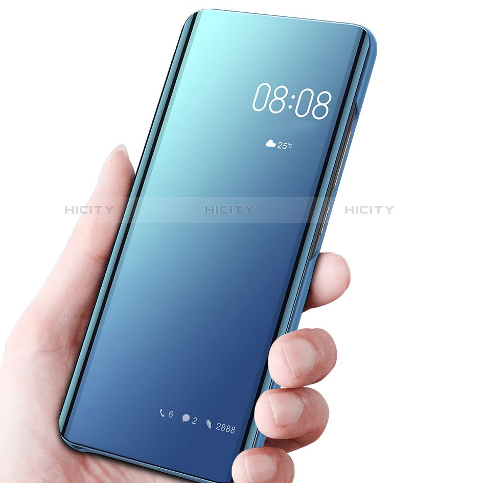 Custodia Portafoglio In Pelle Cover con Supporto Laterale Specchio Cover per Samsung Galaxy Note 10 Plus