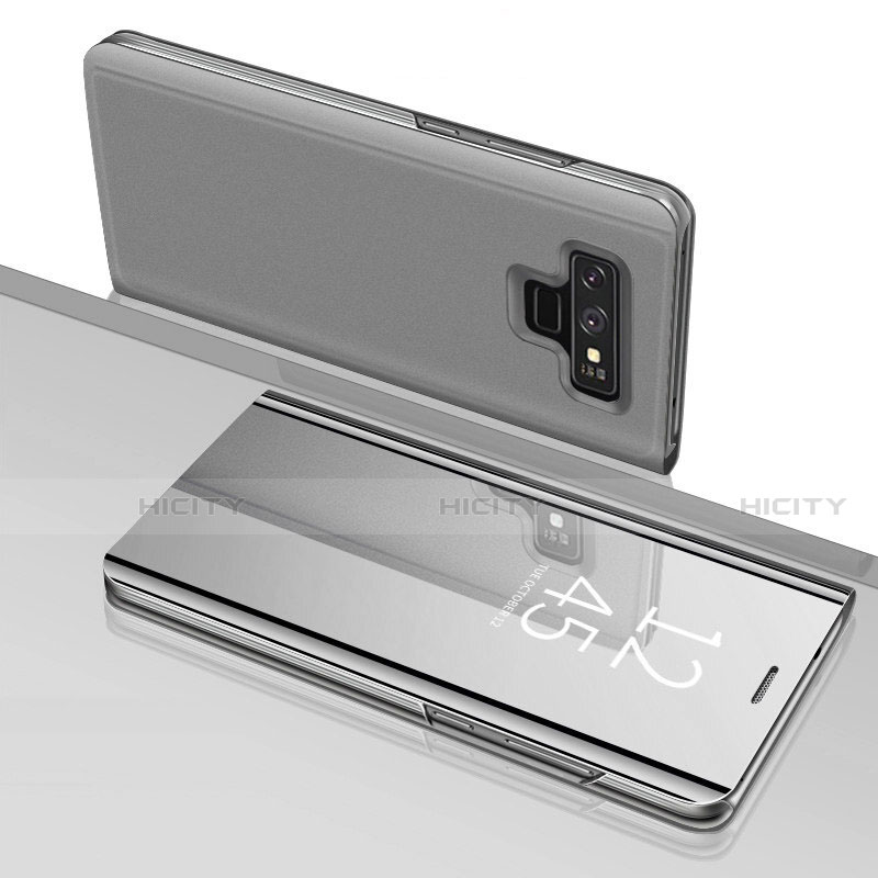 Custodia Portafoglio In Pelle Cover con Supporto Laterale Specchio Cover per Samsung Galaxy Note 9