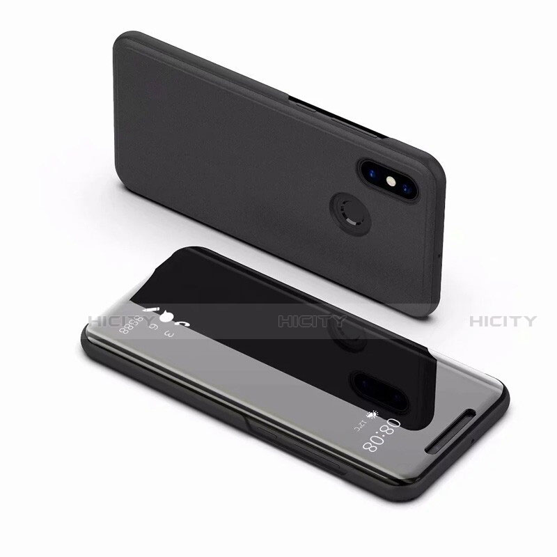 Custodia Portafoglio In Pelle Cover con Supporto Laterale Specchio Cover per Xiaomi Mi 8