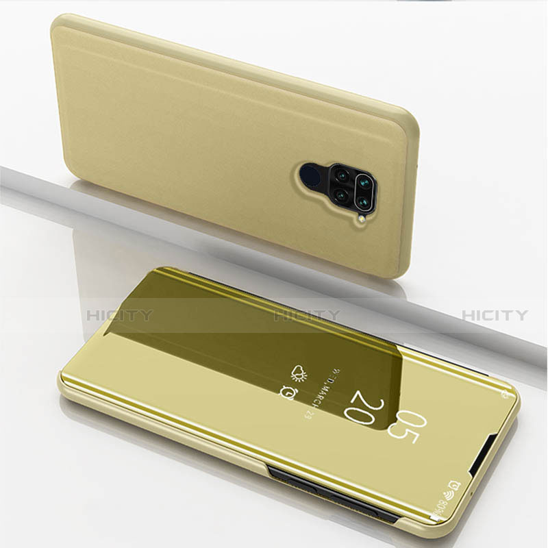 Custodia Portafoglio In Pelle Cover con Supporto Laterale Specchio Cover per Xiaomi Redmi 10X 4G