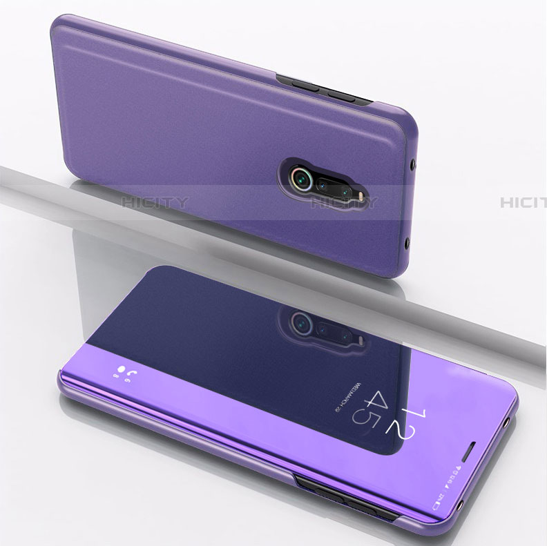 Custodia Portafoglio In Pelle Cover con Supporto Laterale Specchio Cover per Xiaomi Redmi 8