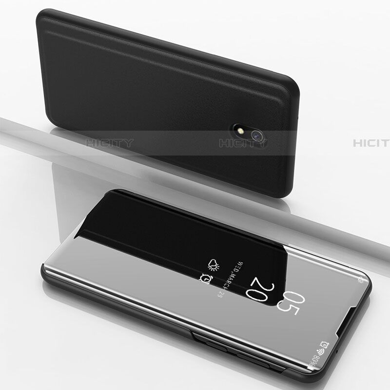 Custodia Portafoglio In Pelle Cover con Supporto Laterale Specchio Cover per Xiaomi Redmi 8A