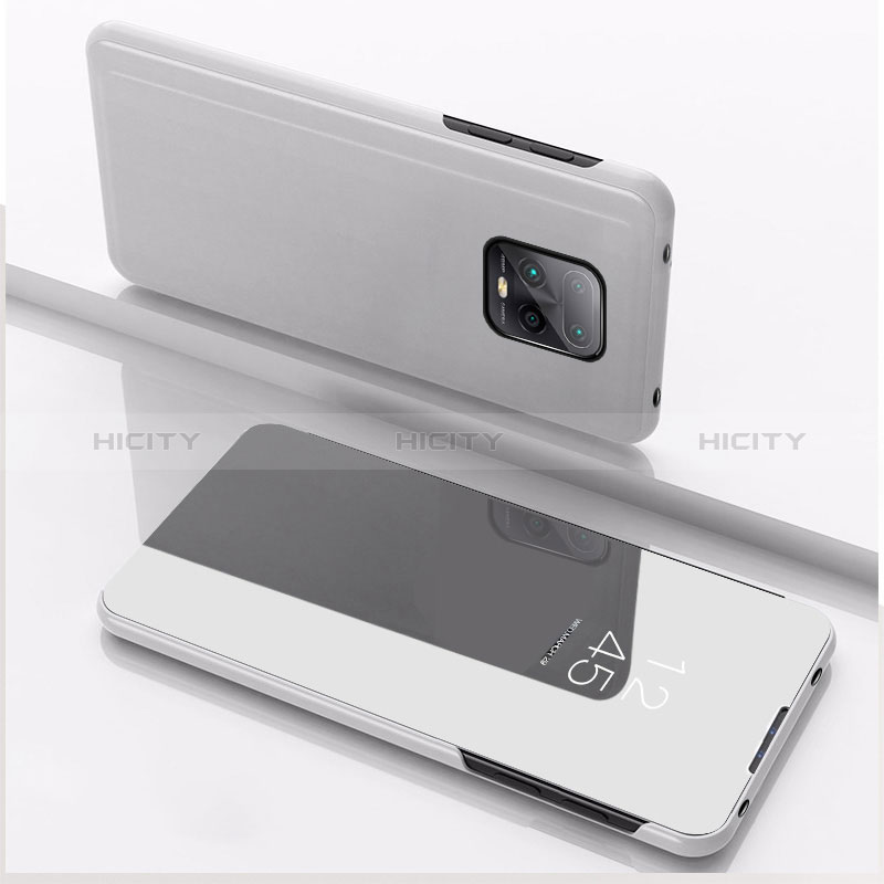 Custodia Portafoglio In Pelle Cover con Supporto Laterale Specchio Cover QH1 per Xiaomi Redmi 10X 5G