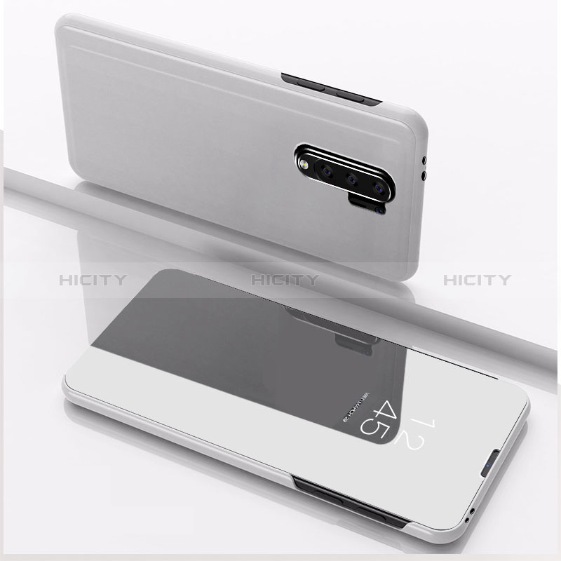 Custodia Portafoglio In Pelle Cover con Supporto Laterale Specchio Cover QH1 per Xiaomi Redmi 9