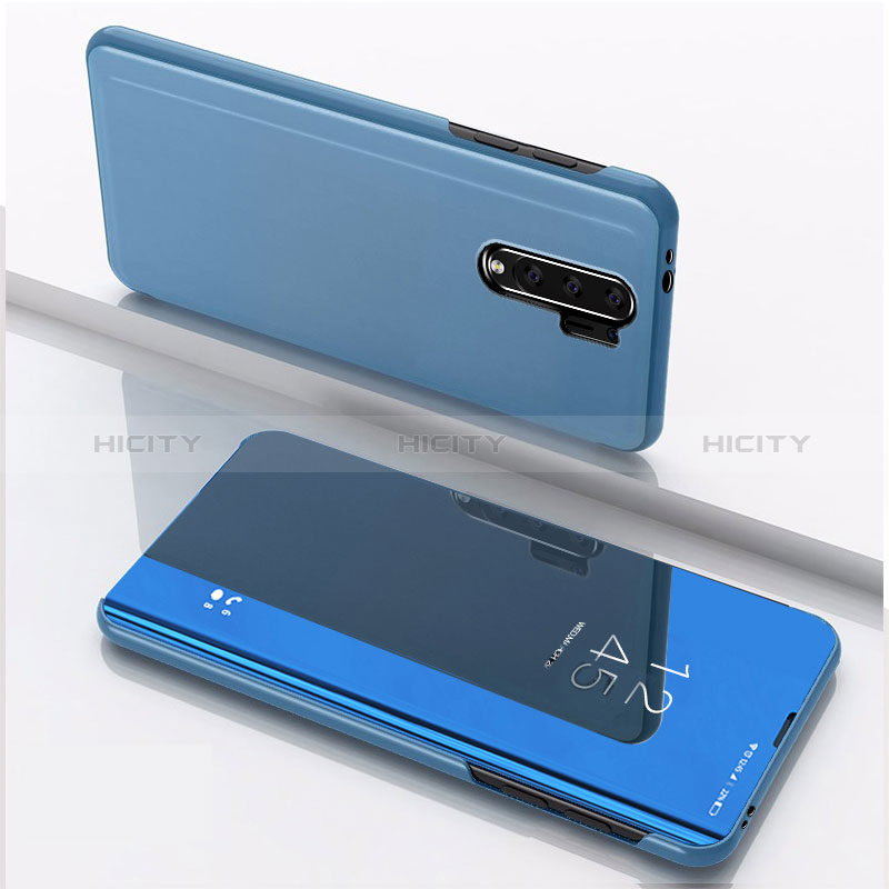 Custodia Portafoglio In Pelle Cover con Supporto Laterale Specchio Cover QH1 per Xiaomi Redmi 9