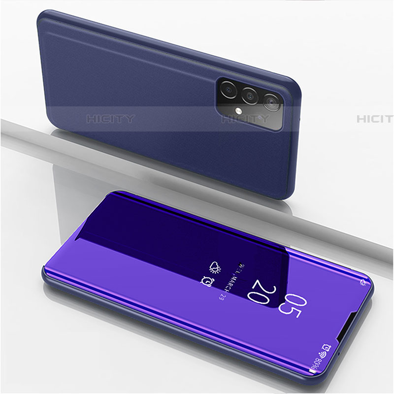 Custodia Portafoglio In Pelle Cover con Supporto Laterale Specchio Cover ZL1 per Samsung Galaxy A52 5G