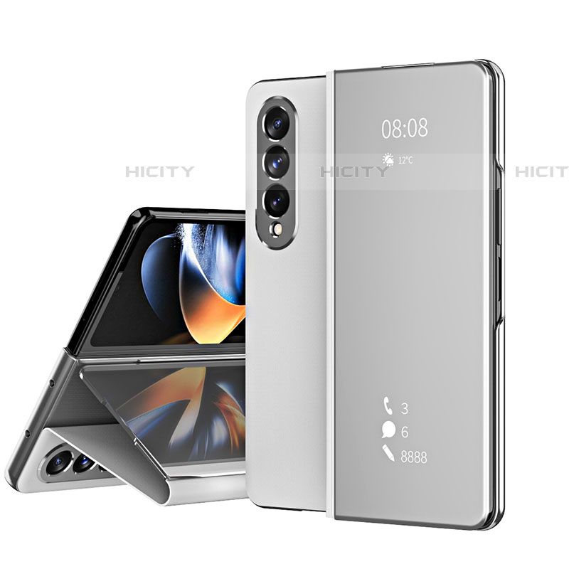 Custodia Portafoglio In Pelle Cover con Supporto Laterale Specchio Cover ZL1 per Samsung Galaxy Z Fold4 5G