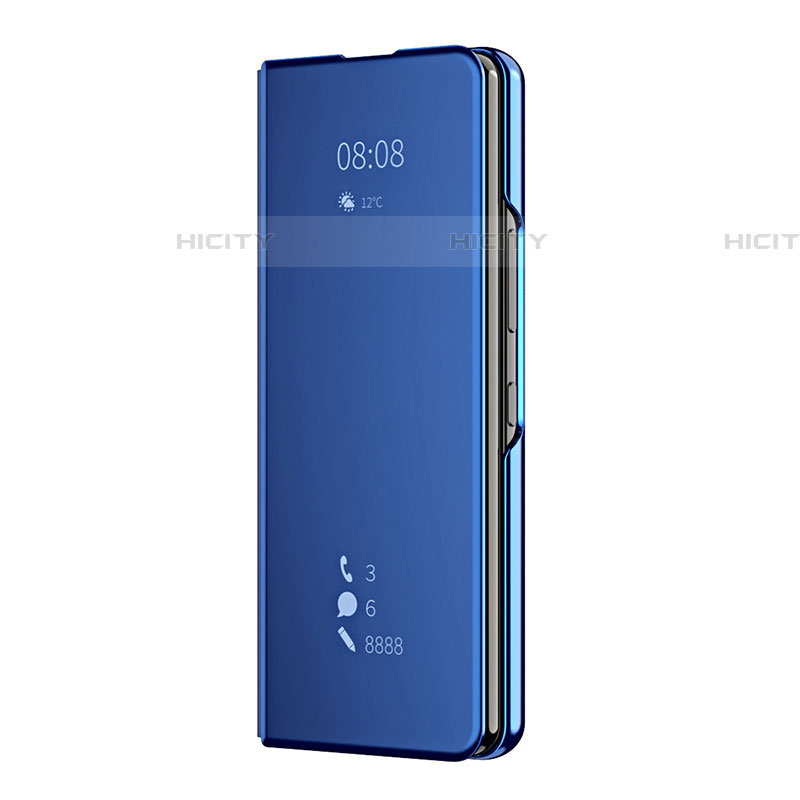 Custodia Portafoglio In Pelle Cover con Supporto Laterale Specchio Cover ZL2 per Samsung Galaxy Z Fold4 5G