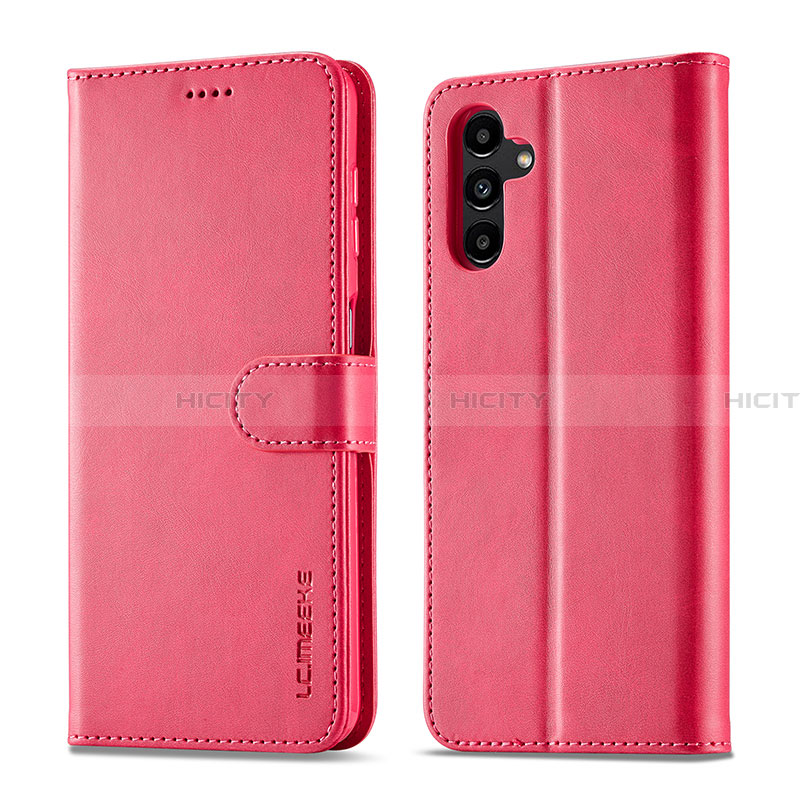 Custodia Portafoglio In Pelle Cover con Supporto LC1 per Samsung Galaxy A14 5G