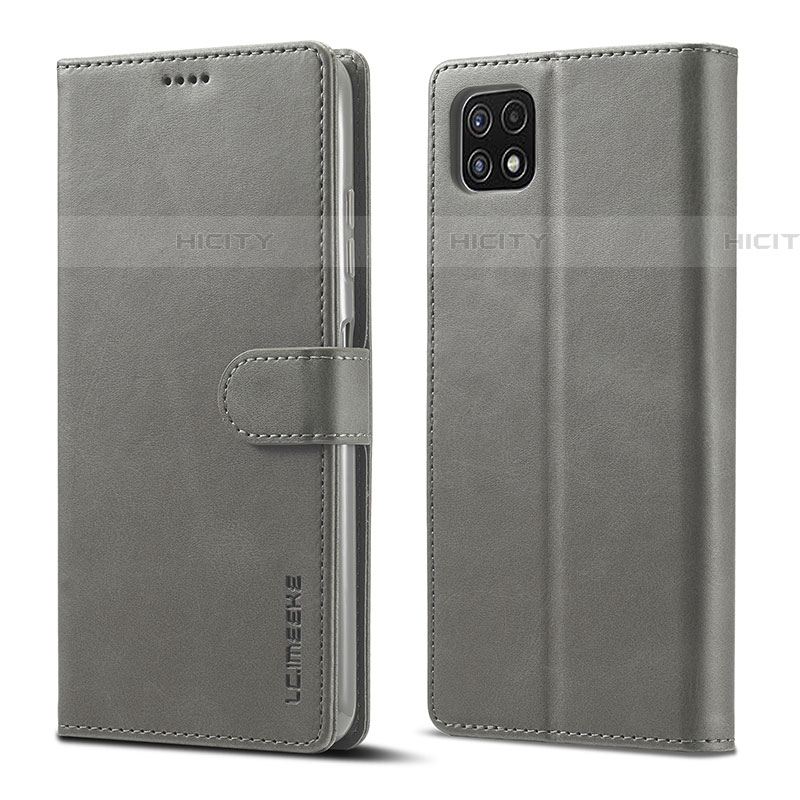 Custodia Portafoglio In Pelle Cover con Supporto LC1 per Samsung Galaxy F42 5G