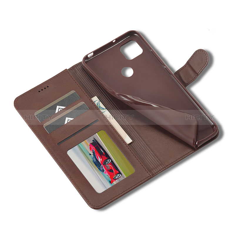 Custodia Portafoglio In Pelle Cover con Supporto LC2 per Xiaomi Redmi 9 India