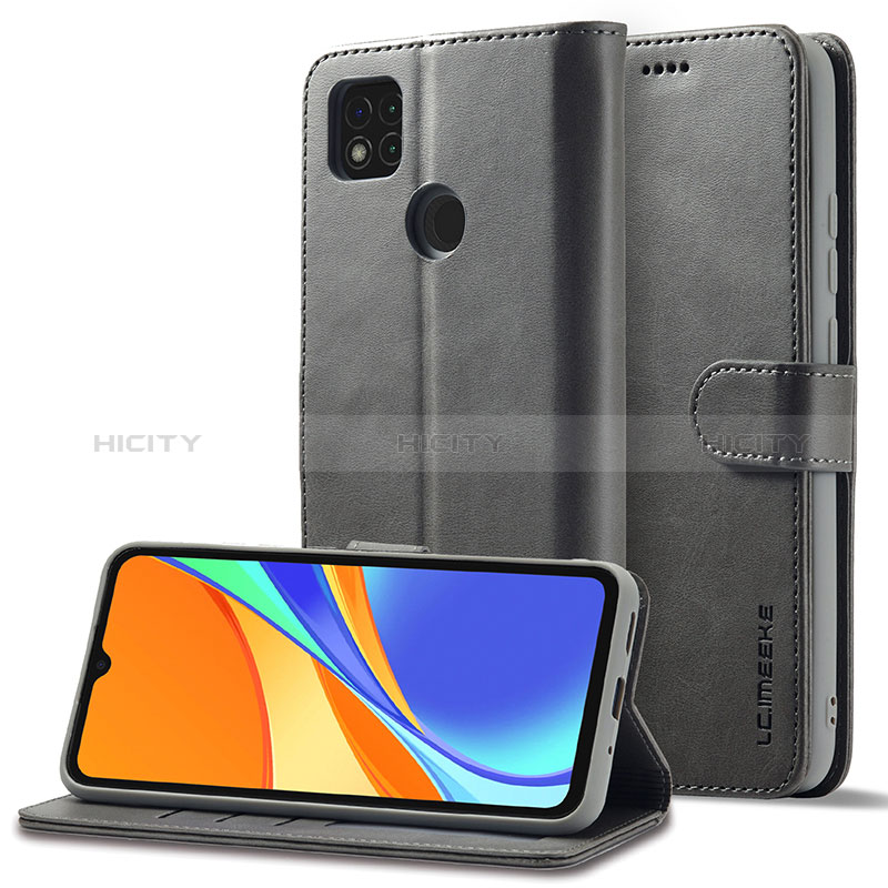 Custodia Portafoglio In Pelle Cover con Supporto LC2 per Xiaomi Redmi 9C