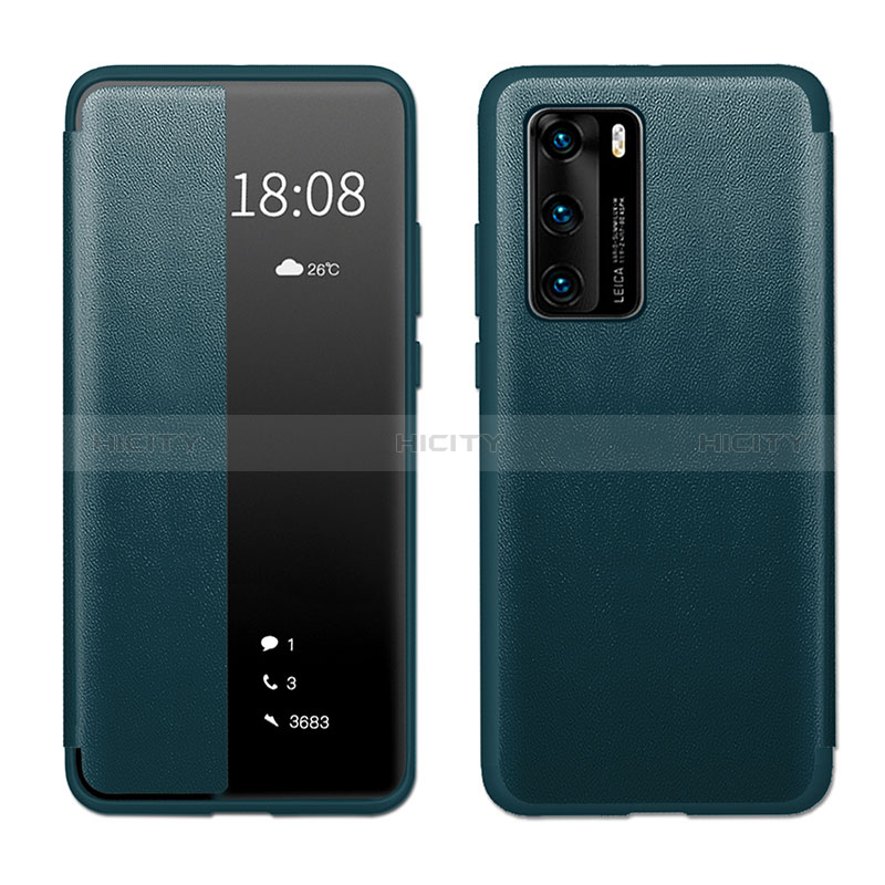 Custodia Portafoglio In Pelle Cover con Supporto LF1 per Huawei P40