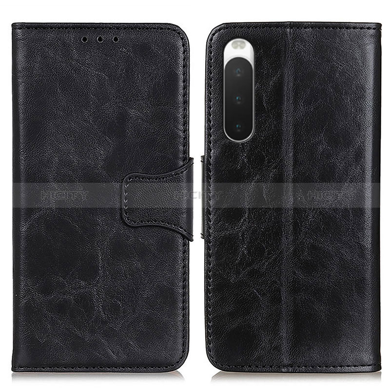 Custodia Portafoglio In Pelle Cover con Supporto M02L per Sony Xperia 10 IV