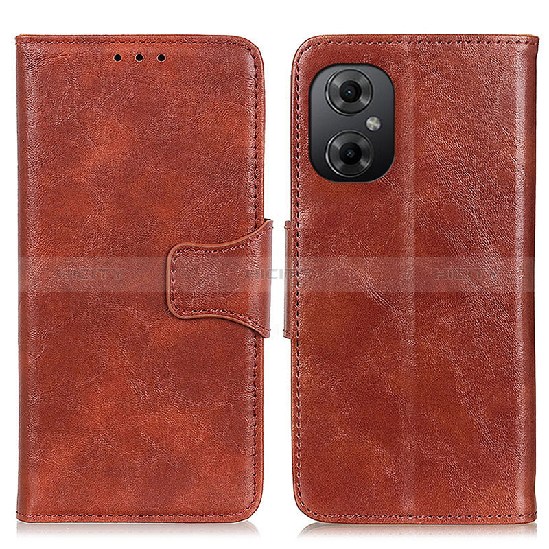 Custodia Portafoglio In Pelle Cover con Supporto M02L per Xiaomi Redmi Note 11R 5G Marrone