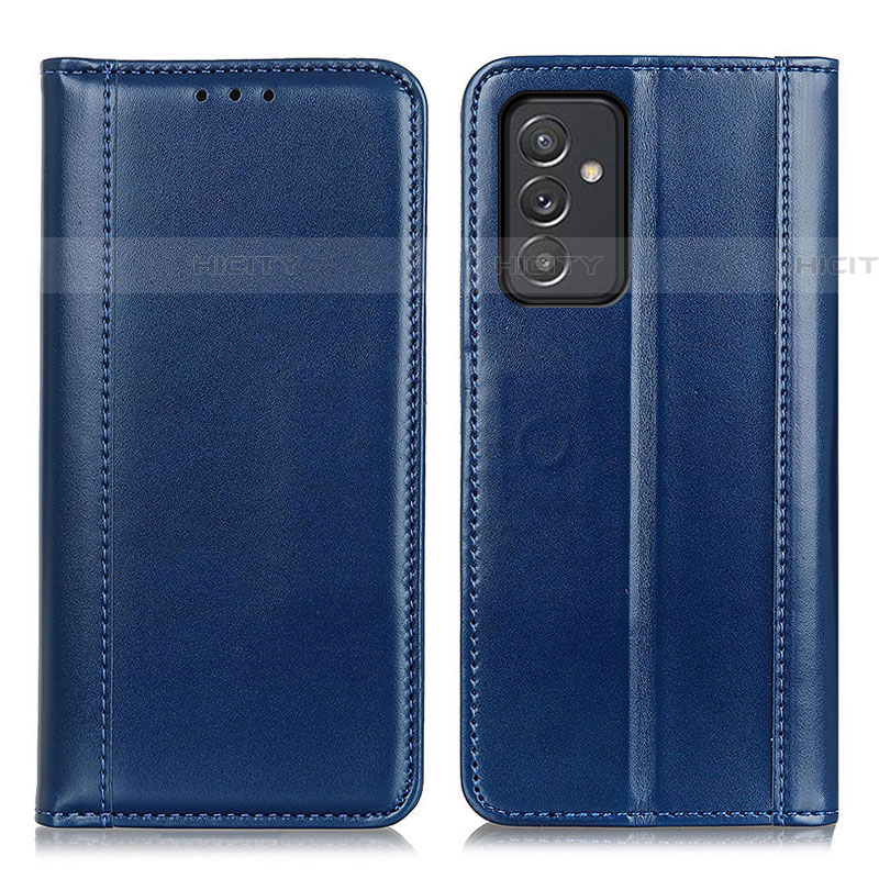 Custodia Portafoglio In Pelle Cover con Supporto M05L per Samsung Galaxy A05s Blu