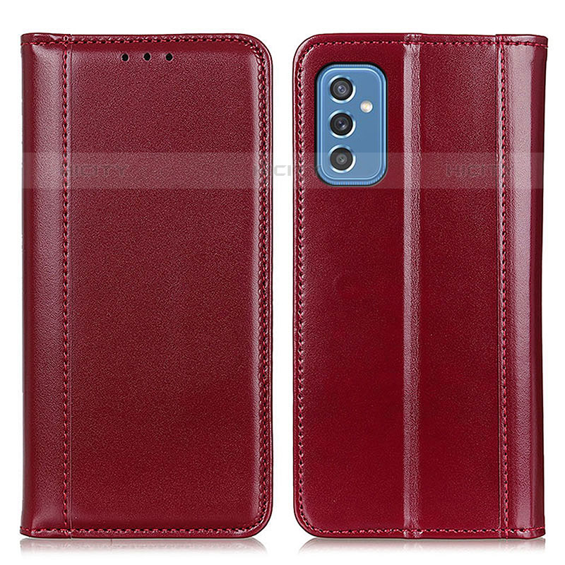 Custodia Portafoglio In Pelle Cover con Supporto M05L per Samsung Galaxy M52 5G Rosso