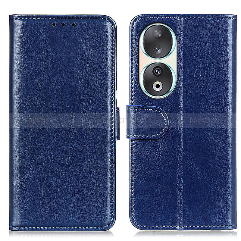 Custodia Portafoglio In Pelle Cover con Supporto M07L per Huawei Honor 90 5G Blu