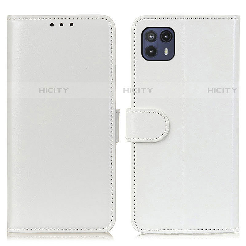 Custodia Portafoglio In Pelle Cover con Supporto M07L per Motorola Moto G50 5G Bianco
