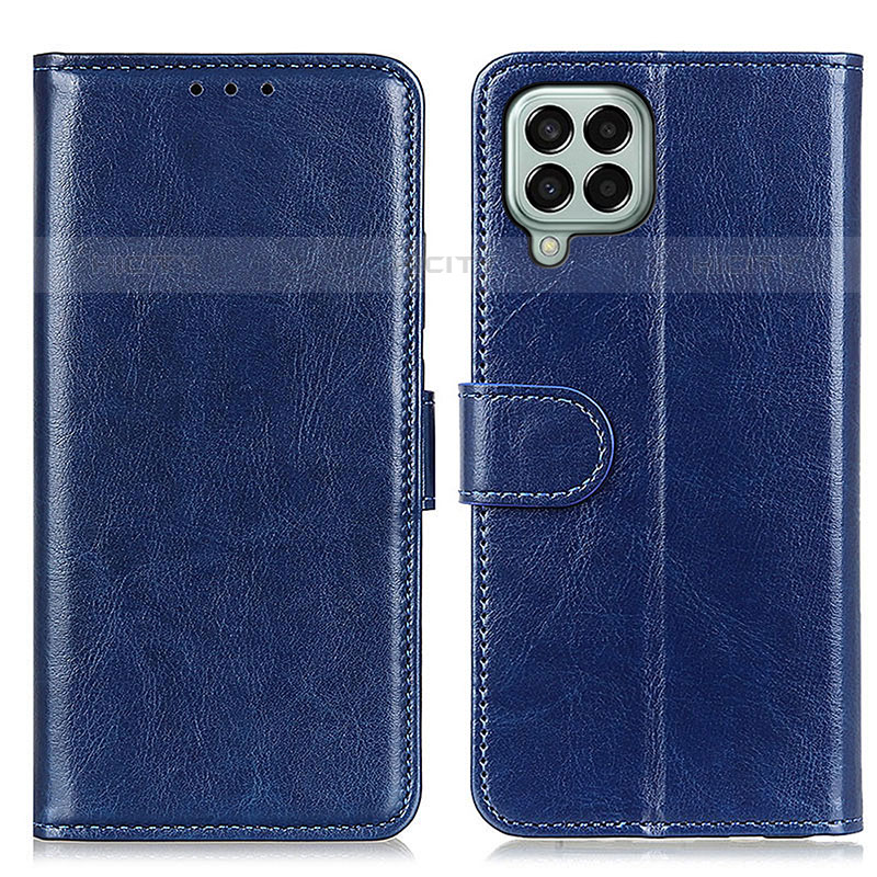 Custodia Portafoglio In Pelle Cover con Supporto M07L per Samsung Galaxy M33 5G Blu