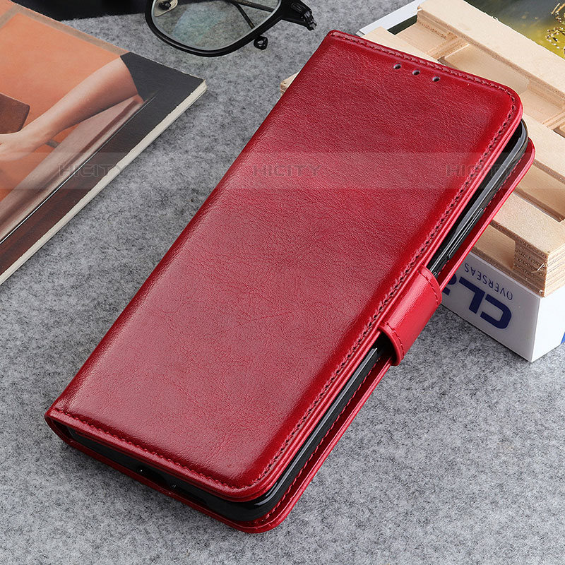 Custodia Portafoglio In Pelle Cover con Supporto M07L per Samsung Galaxy M62 4G Rosso