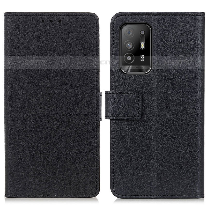 Custodia Portafoglio In Pelle Cover con Supporto M08L per Oppo A95 5G Nero