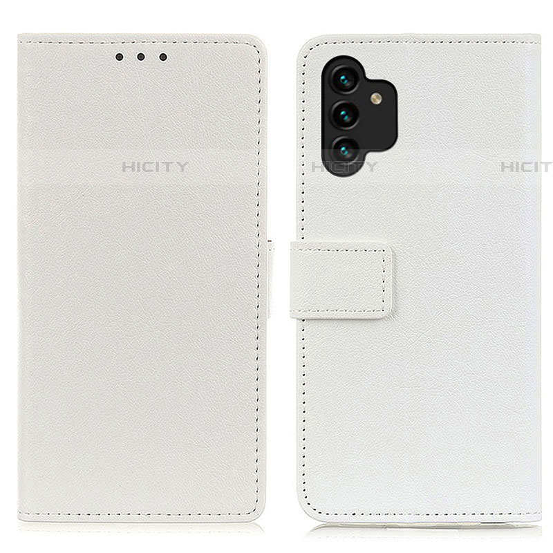 Custodia Portafoglio In Pelle Cover con Supporto M08L per Samsung Galaxy A04s Bianco