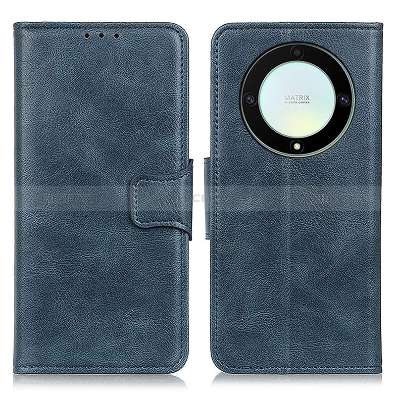 Custodia Portafoglio In Pelle Cover con Supporto M09L per Huawei Honor Magic5 Lite 5G Blu