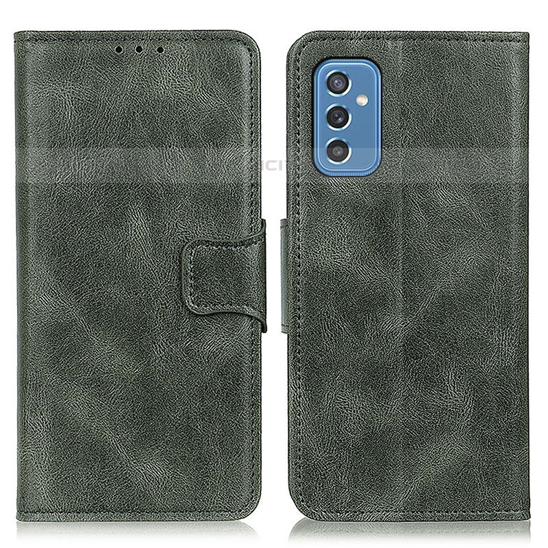 Custodia Portafoglio In Pelle Cover con Supporto M09L per Samsung Galaxy M52 5G Verde