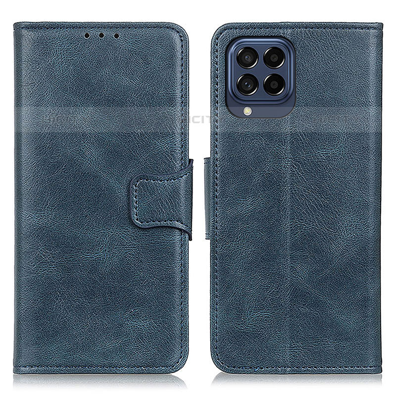 Custodia Portafoglio In Pelle Cover con Supporto M09L per Samsung Galaxy M53 5G Blu