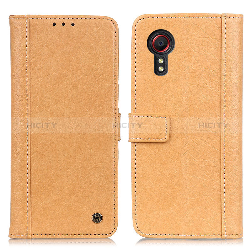 Custodia Portafoglio In Pelle Cover con Supporto M10L per Samsung Galaxy XCover 5 SM-G525F Khaki