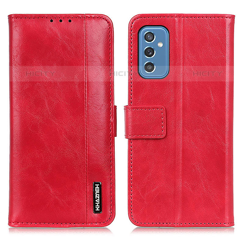 Custodia Portafoglio In Pelle Cover con Supporto M11L per Samsung Galaxy M52 5G Rosso