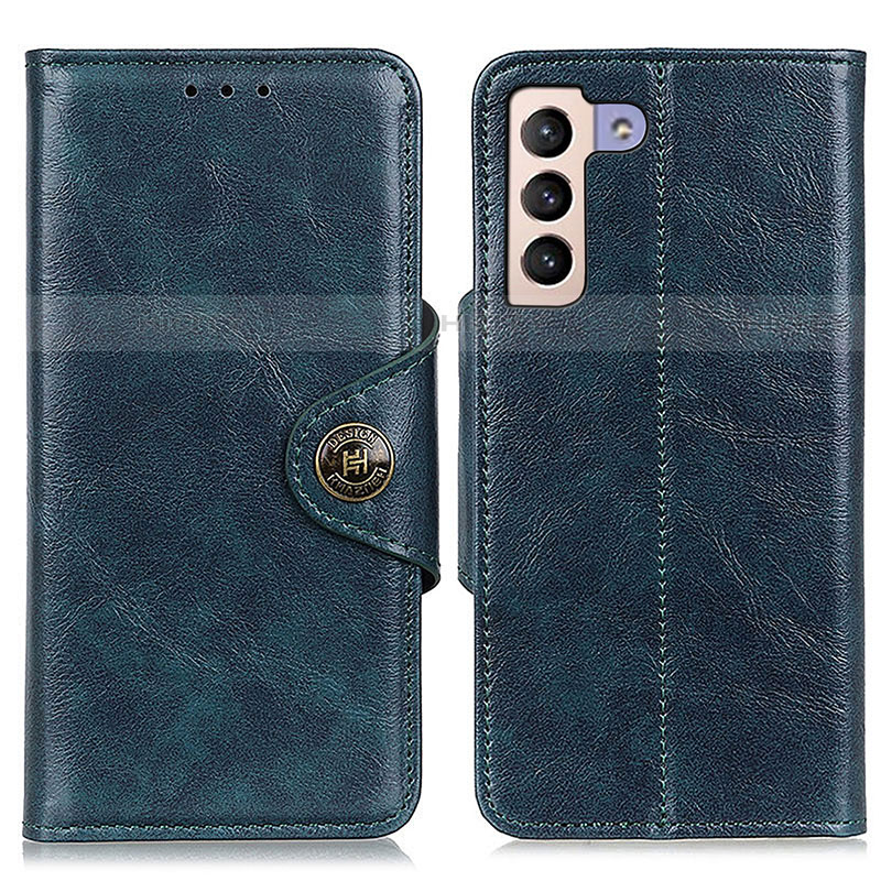 Custodia Portafoglio In Pelle Cover con Supporto M12L per Samsung Galaxy S21 FE 5G Blu