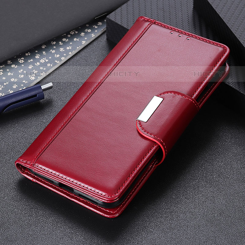 Custodia Portafoglio In Pelle Cover con Supporto M13L per Samsung Galaxy M62 4G Rosso