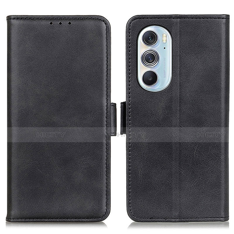 Custodia Portafoglio In Pelle Cover con Supporto M15L per Motorola Moto Edge 30 Pro 5G Nero