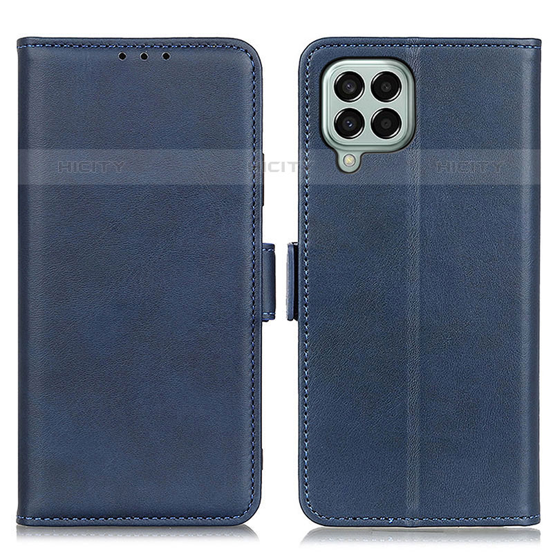 Custodia Portafoglio In Pelle Cover con Supporto M15L per Samsung Galaxy M33 5G Blu