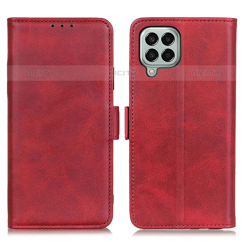 Custodia Portafoglio In Pelle Cover con Supporto M15L per Samsung Galaxy M33 5G Rosso